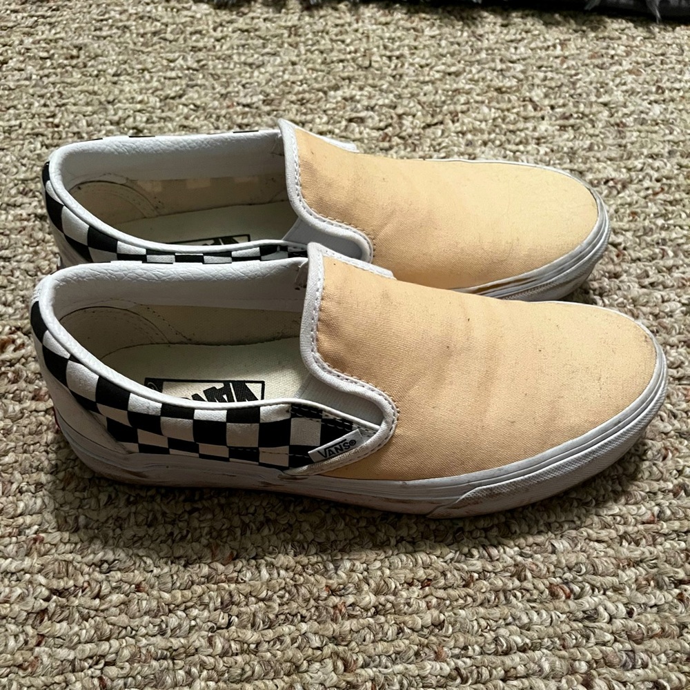 Yellow Checker vans